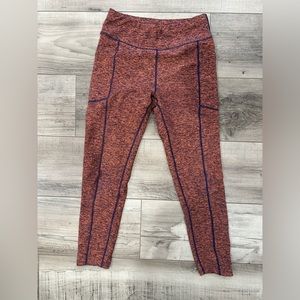 Oiselle Lux leggings 7/8 heather